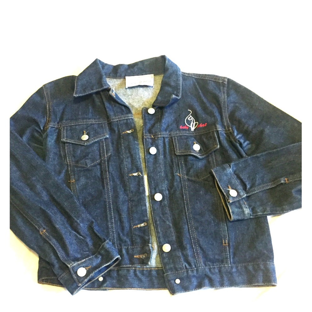 Baby Phat Sz S Denim Jean Jacket Logo